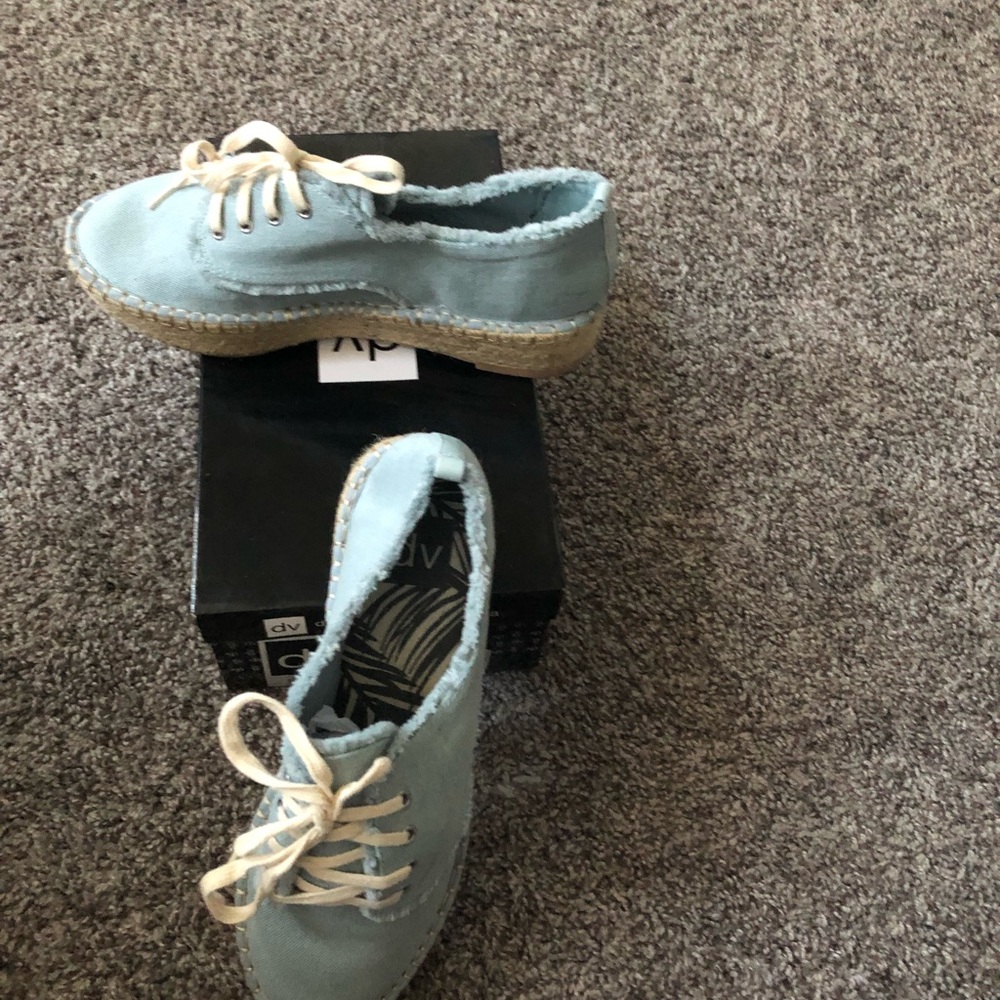 Chambray denim espadrilles